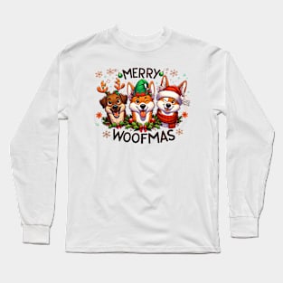 Cute Woofmas Long Sleeve T-Shirt